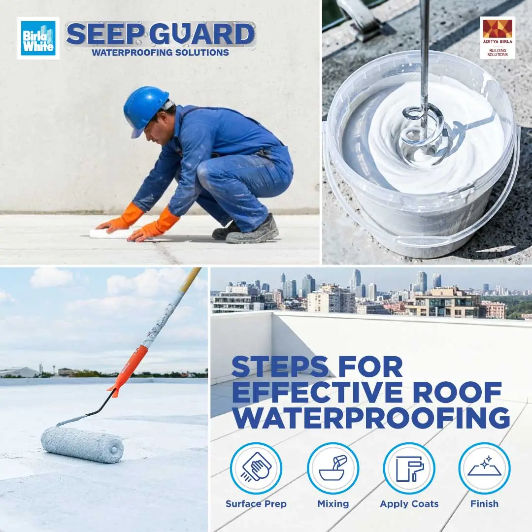 Steps for effective roof waterproofing